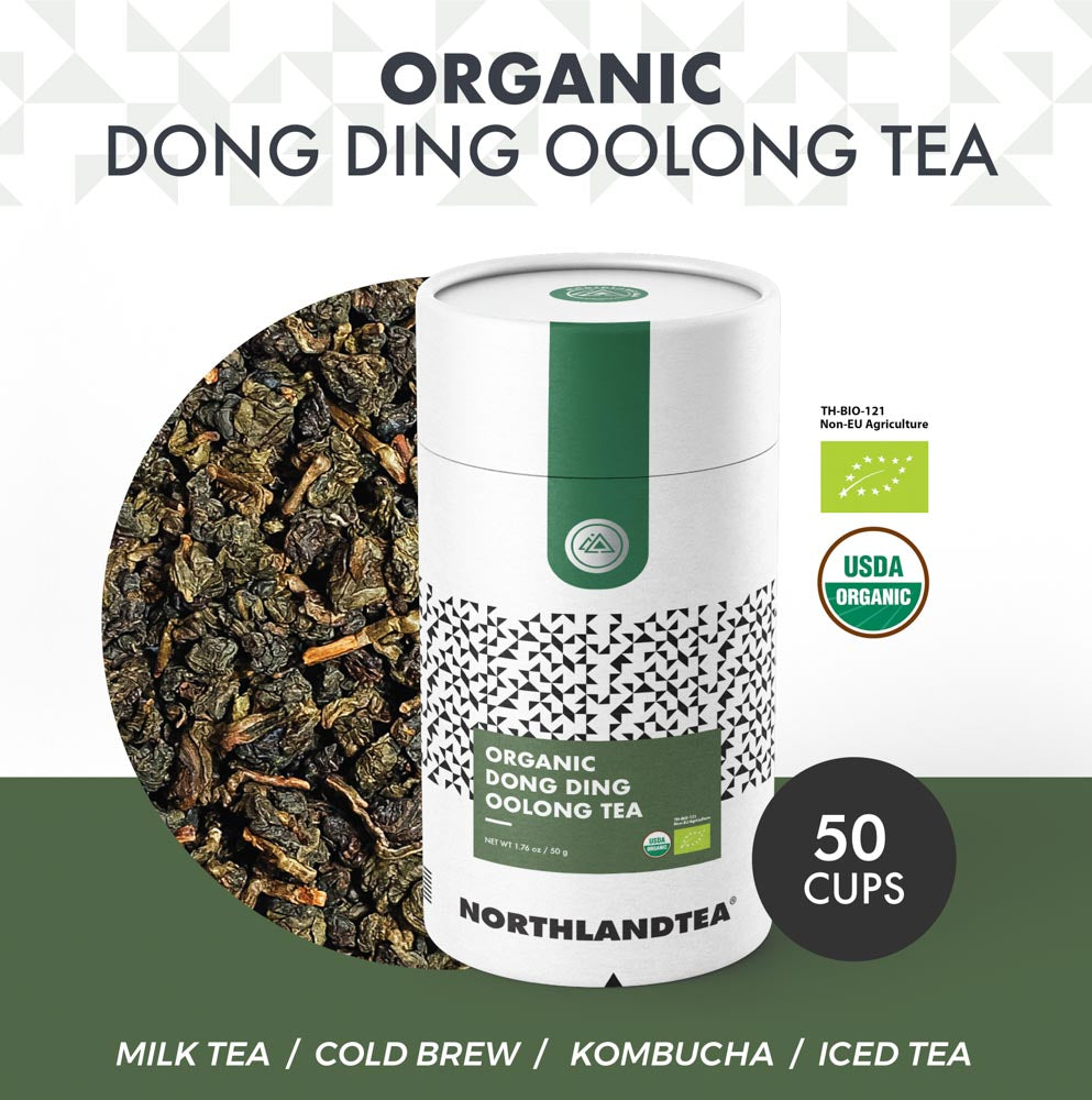 Organic Dong Ding Oolong Tea 50 g (1.76 oz) | Northlandtea Online Store